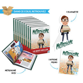 Colis Métronome 12 ex + Silhouette + Affiche Colis Métronome 12 ex + Silhouette + Affiche