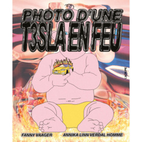 Photo d'une T3sla en feu Photo d'une T3sla en feu