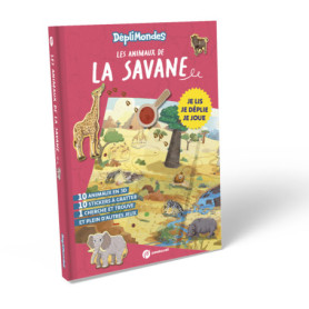 Les animaux de la savane - DépliMondes 4 ans + Les animaux de la savane - DépliMondes 4 ans +