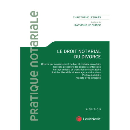 Le droit notarial du divorce