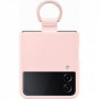 Coque Silicone avec Anneau SAMSUNG Galaxy Z Flip4 Rose 44,99 €
