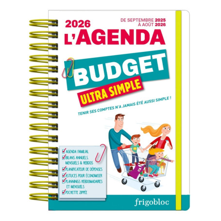 L'agenda 2026 ultra simple du budget ! (de sept. 2025 à août 2026)