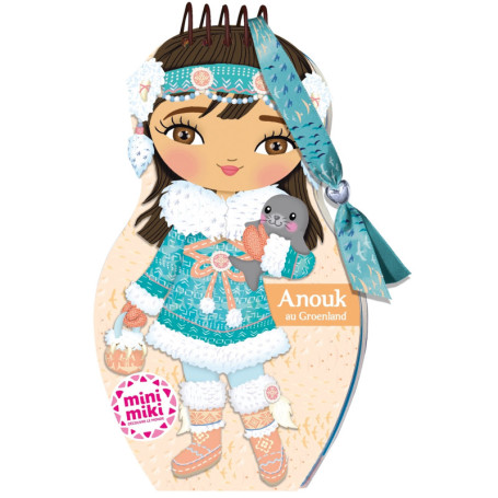 Minimiki - Carnet créatif - Anouk au Groenland nouvelle édition 2025