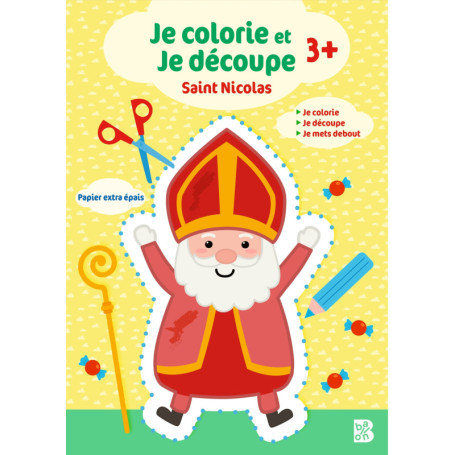 Je colorie et je découpe : Saint Nicolas