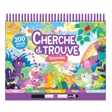 Cherche et trouve - Licornes
