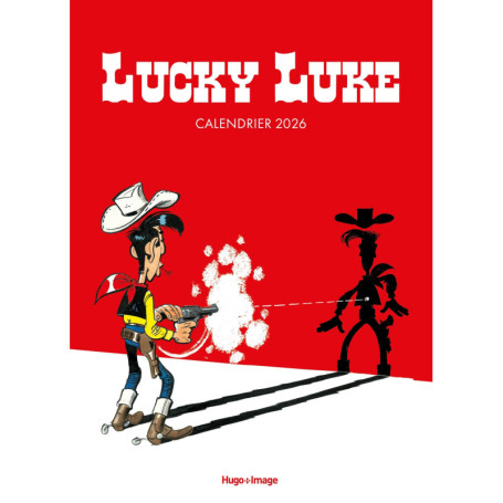 Calendrier mural Lucky Luke 2026