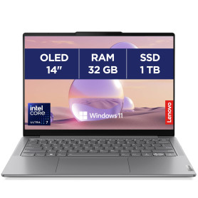 Lenovo Yoga Slim 7 14IMH9 - Ordinateur Portable 14'' OLED (Intel Core Ultra 7 155H, RAM 32Go, SSD 1To, Intel Arc Graphics,Window Lenovo Yoga Slim 7 14IMH9 - Ordinateur Portable 14'' OLED (Intel Core Ultra 7 155H, RAM 32Go, SSD 1To, Intel Arc Graphics,Window