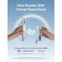 UGREEN MagFlow Qi2 25W Batterie Externe 20000mAh Câble USB C PD 45W Compatible avec MagSafe iPhone 17 16 15 14 13 12 Air Plus Pr