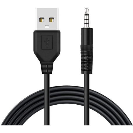 Coomoors Câble de synchronisation de données et chargement USB 2.0 pour lecteur Mp3 Mp4, voiture, enregistreur vidéo et haut-par