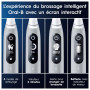 Oral-B iO 6 Brosse à Dents Électrique Grise, 2 Brossettes, 1 Étui de Voyage, 1 Pochette pour Chargeur