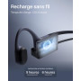 SHOKZ OpenSwim Pro Casque à Conduction osseuse, écouteurs sans Fil à Oreilles Libres, IP68, Bluetooth 5.4, Stockage MP3 32 Go, m