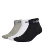 adidas Linear Ankle Cushioned Socks 3 Pairs Socks Mixte (lot de 3)
