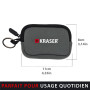 KRASER KR730 Porte Clef Voiture Moto de Haute Qualité, Vos Clés Toujours à Portée de Main, Compartiment Intérieur Exclusif pour 
