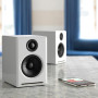 Audioengine Enceintes de Bureau sans Fil Bluetooth A2 Plus - Enceintes d'ordinateur 60 W pour la Musique et Les Jeux