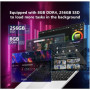 Tunhail Ordinateur Portable 15,6", Celeron N4000 Laptop 8Go DDR4 RAM 256Go SSD, 1920 * 1080 FHD IPS, PC Portable Ordinateur WiFi