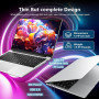 Tunhail Ordinateur Portable 15,6", Celeron N4000 Laptop 8Go DDR4 RAM 256Go SSD, 1920 * 1080 FHD IPS, PC Portable Ordinateur WiFi