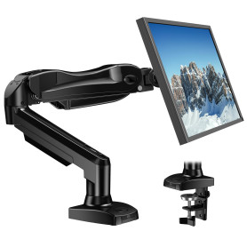 HUANUO Support Ecran PC, Bras pour Écran PC Rotatif à 360° pour Écrans Incurvés de 17 à 30 Pouces, Support de Moniteur à Ressort HUANUO Support Ecran PC, Bras pour Écran PC Rotatif à 360° pour Écrans Incurvés de 17 à 30 Pouces, Support de Moniteur à Ressort