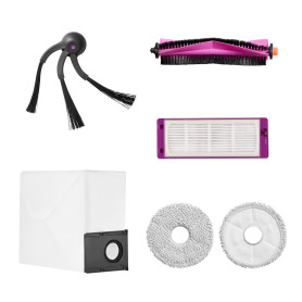 Eureka Kit d'Accessoires pour J15 Max Ultra Robot Aspirateur Laveur : Brosse latérale*1, serpillière*2, brosse rotative*1, HEPA* Eureka Kit d'Accessoires pour J15 Max Ultra Robot Aspirateur Laveur : Brosse latérale*1, serpillière*2, brosse rotative*1, HEPA*