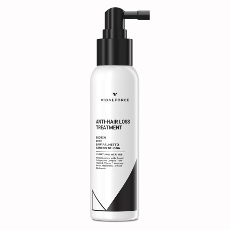 Traitement Anti-chute Cheveux Femme et Homme avec Biotine, Collagène, Zinc, Saw Palmetto, Caféine et 12 Vitamines pour les Cheve