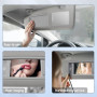 Pare Soleil Voiture Compatible pour Toyota Land Cruiser J12 2002-2009 Pare-soleils Intérieur pour Prado LC120 2003-2009 (Côté Co