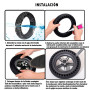 ANSENI Pneu Plein Xiaomi M365, 1S,Essential, Pro, Pro2 Roue Trottinette Electrique Pneu de Remplacement Pour Scooter Electrique,