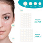 Pimple Patches 528 pièces, Hydrocolloïde Acné Patch, Invisible Naturel Patch Bouton, Utilisation de Jour et de Nuit, 2 en 1, Ave