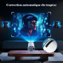 Vidéoprojecteur 4K Mini Projecteur 1080 Projecteur Portable avec Rotation à 180° Rotation 100 » Projecteur de cinéma Correction 