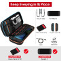 ivoler Etui pour Nintendo Switch 2 Model (2025), Housse Sacoche de Transport à Coque Rigide Anti Choc Pochette avec Espace, 12 C