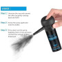 Fibres Capillaires NOIRE Avec Applicateur en Spray, Traitement de la Perte de Poudre Cheveux Homme et Femme, épaississeur de Che