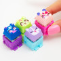Goliath - CLICKEEZ Keyboard MegaPack - 1 Clavier + 15 Touches Keycaps Cliquables Kawaii + 1 Porte Clés - Keycaps à Clipser - 70 
