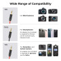 SMALLRIG Microphone Vidéo Universel avec Support Antichoc, Pare-Brise, Micro Compact sur Caméra pour Caméra Reflex Numériques et