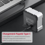 XUNTOP 4 * 90° Inclinomètre Numérique Rechargeable avec Écran LCD IP54 Mesureur d'Angle Digital avec 4 Faces Magnétiques Niveau 