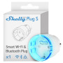 Shelly Plug S Gen3 Blanc - Prise connectée Matter 12 A (2500 W), Type F, Wi-Fi, Mesure de consommation électrique, Programmable 