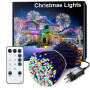 ARKOCHIC 35M Guirlande Lumineuse de Noël, 300 LED Lumières de Noël Intérieur et Extérieure Électrique 8 Modes Etanche Guirlande 