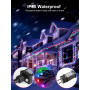 ARKOCHIC 35M Guirlande Lumineuse de Noël, 300 LED Lumières de Noël Intérieur et Extérieure Électrique 8 Modes Etanche Guirlande 