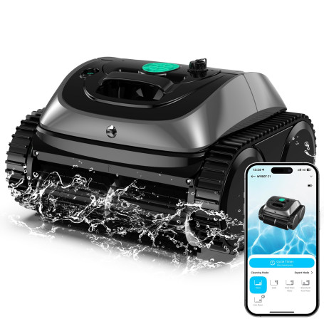 WYBOT C1 Robot Piscine Fond et Parois 150 Min Aspirateur Piscine avec Planification Intelligente des itinéraires, Nettoyage enti
