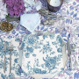serviettes à cocktail fleuries bleu poussiéreux serviettes en papier à fleurs jetables pour le mariage la fête de mariage la fêt