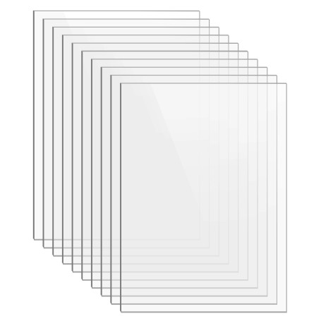 Szaboviktoria 10 Pièces 10 X 15 cm Plexiglass 1mm, Plexiglass Plaque Transparent, Plaque Plexiglas Transparent, Plaque Plastique