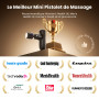 Mini Pistolet de Massage avec Chaleur et Froid, Bob and Brad Q2 Pro Pistolet de Massage de Poche pour Tissus Profonds, Percussio