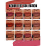 Anglicolor 12 Couleurs Rouge à Lèvres,Liquide Mat Nude Étanche Longue durée Antiadhésif La tasse ne se décolore pas Brillant à l