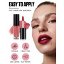 Anglicolor 12 Couleurs Rouge à Lèvres,Liquide Mat Nude Étanche Longue durée Antiadhésif La tasse ne se décolore pas Brillant à l
