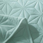 Whale Flotilla Couvre-Lit 260x280 cm avec 2 Taies d'oreiller, Dessus de Lit Gaufré Doux Léger avec Motif Géométrique pour 4-Sais