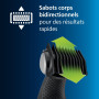 Philips Bodygroom Series 3000, tondeuse corps et entrejambe étanche, rasage de près confortable, pour toutes les zones du corps,