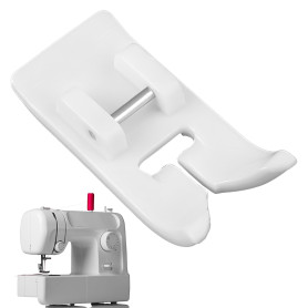 Pied en Téflon pour Machine à Coudre, Pied de Biche Machine a Coudre, Pied de Presseur de Téflon de Zigzag Anti-Adhésif, Pied de