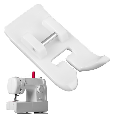 Pied en Téflon pour Machine à Coudre, Pied de Biche Machine a Coudre, Pied de Presseur de Téflon de Zigzag Anti-Adhésif, Pied de