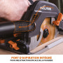 Evolution Power Tools Scie Circulaire avec Rail 3 Pièces de 1020 mm - Lame Multi-Matériaux, Coupe le Bois, le Métal, le Plastiqu