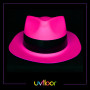 UVFloor - Lot De 12 Chapeaux Fluorescents - Spéciale Lumière Noire et Ultra Violet - 4 Couleurs Vives - Accessoire Fluorescent -
