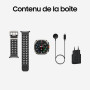 Samsung Galaxy Watch Ultra, Montre Connectée Intelligente, Suivi de Santé, Suivi Sportif, 47mm, 4G, Argent Titane, Galaxy AI, Ch