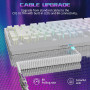 ATTACK SHARK R82 HE Clavier Gaming Filaire 75 %, Switch Magnétique, Polling Rate 8000 Hz, Précision Ultra de 0,005 mm RT, RVB, 5