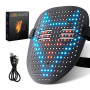 Trsaow Masque Lumineux à LED effrayants avec Bluetooth App Control, 70 Images, 45 animations, modèles/textes de Bricolage, téléc